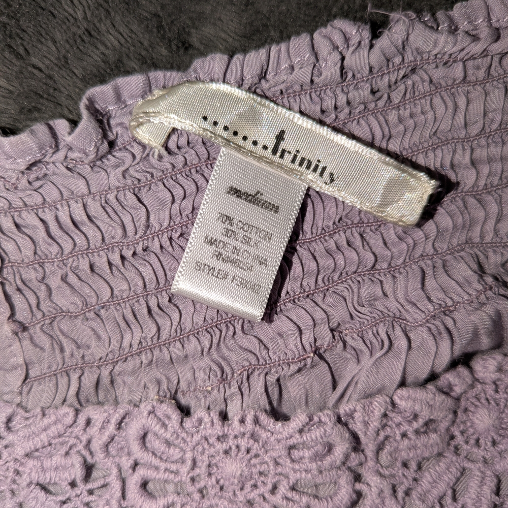 Trinity Purple Tunic Top - Picture 4 of 5